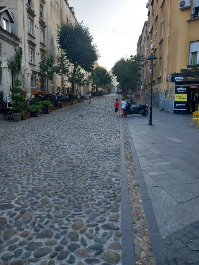Skardarlija Pijaca Studio Lägenhet Belgrad Exteriör bild